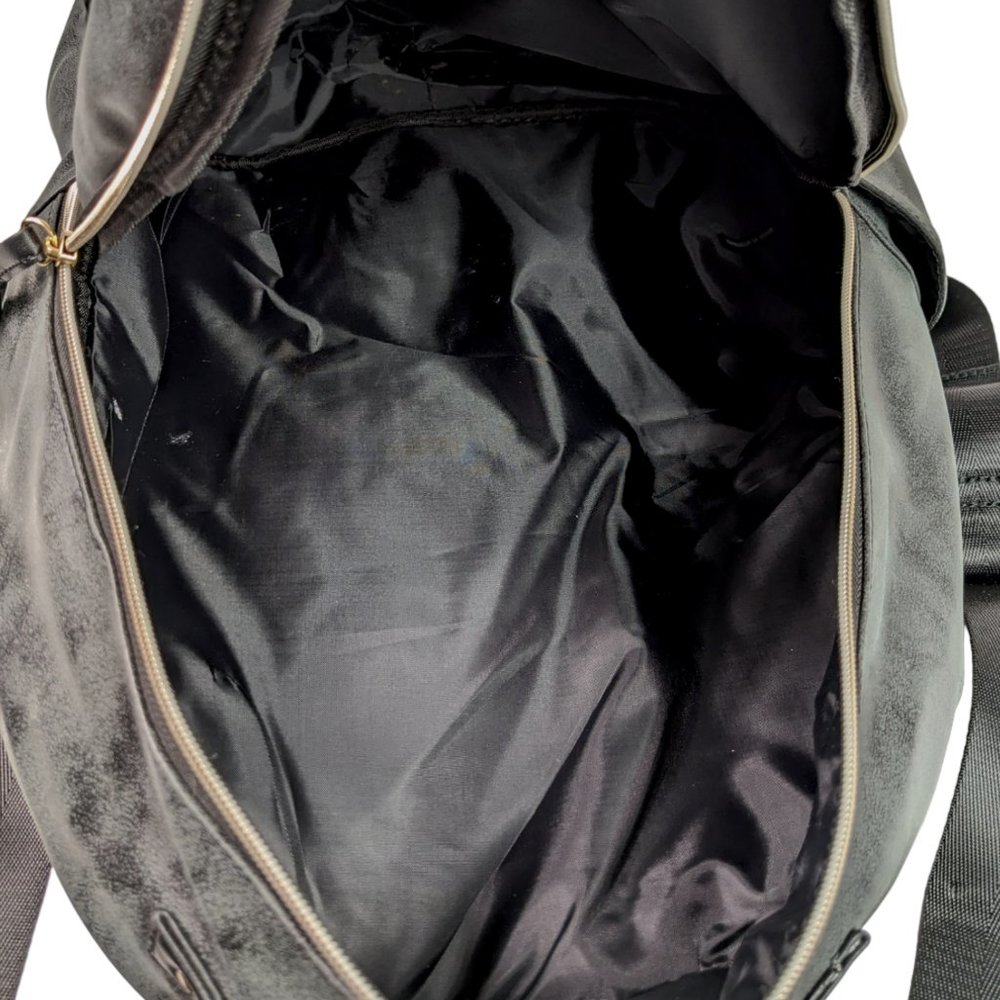 Faux Leather Backpack with Gold Hardware, Large - Picture 9 of 12